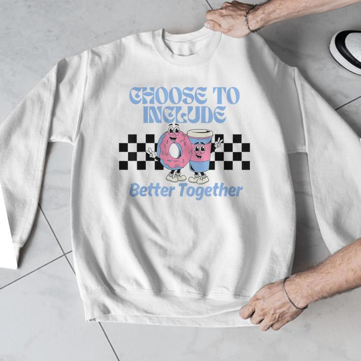 Choose To Include Special Education Teacher Autism Awareness Men Graphic Sweatshirt, funny design