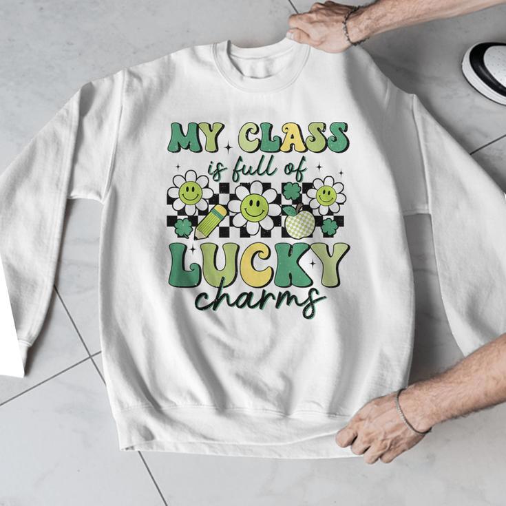 My Class Is Full Of Lucky Charms St Patricks Day Teacher Men Graphic Sweatshirt, funny design My Class Is Full Of Lucky Charms St Patricks Day Teacher Men Graphic Sweatshirt, funny design