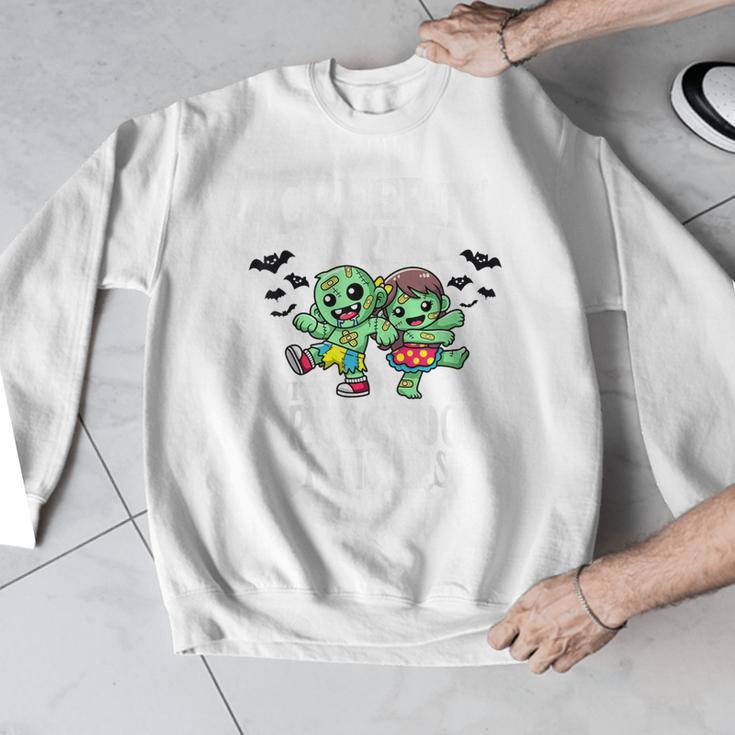 Creepin It Real Monster School Preschool Teacher Halloween Men Graphic Sweatshirt, funny design