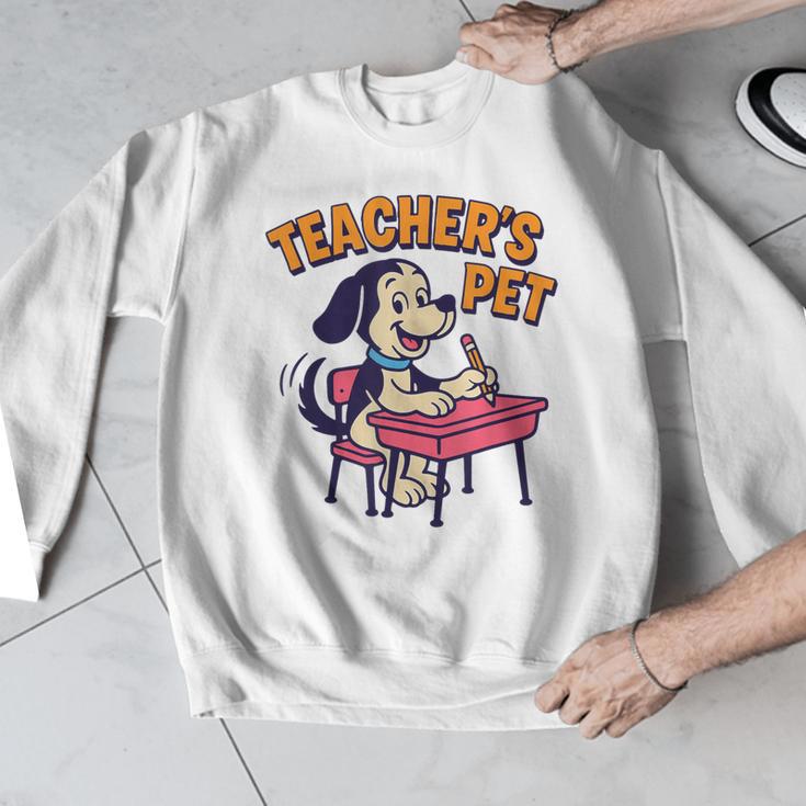 Cute Elementary School Student Dog Teacher's Pet Men Graphic Sweatshirt, funny design Cute Elementary School Student Dog Teacher's Pet Men Graphic Sweatshirt, funny design