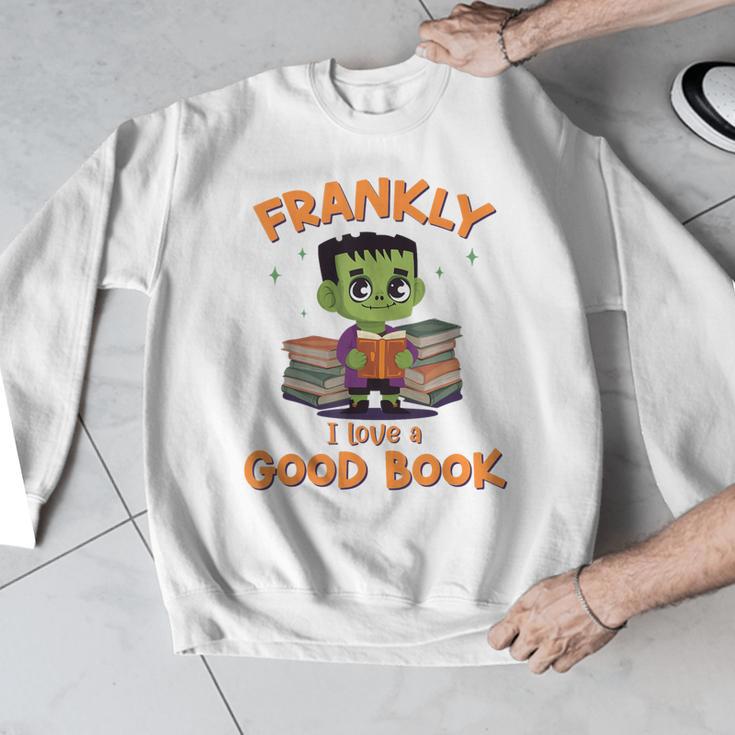 Cute Halloween Teacher Librarian Frankenstein Reading Books Men Graphic Sweatshirt, funny design Cute Halloween Teacher Librarian Frankenstein Reading Books Men Graphic Sweatshirt, funny design