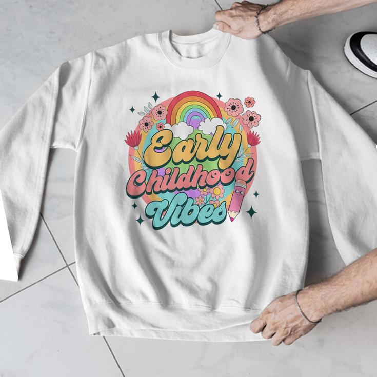 Daycare Teacher Daycare Provider Early Childhood Vibes Men Graphic Sweatshirt, funny design Daycare Teacher Daycare Provider Early Childhood Vibes Men Graphic Sweatshirt, funny design