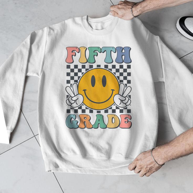 Fifth Grade Team Teachers Boys Girls Retro Smile 5th Grade Men Graphic Sweatshirt, funny design Fifth Grade Team Teachers Boys Girls Retro Smile 5th Grade Men Graphic Sweatshirt, funny design