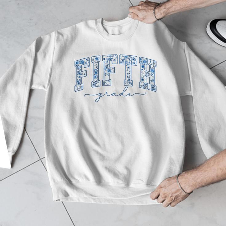 Fifth Grade Toile De Jouy Back To School Teachers Kids Men Graphic Sweatshirt, funny design Fifth Grade Toile De Jouy Back To School Teachers Kids Men Graphic Sweatshirt, funny design