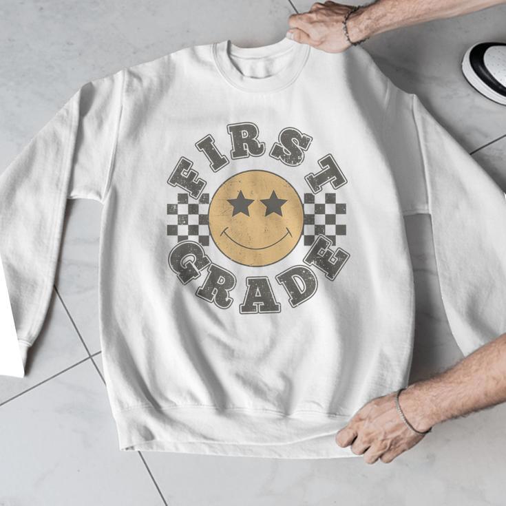First Grade Teacher First Day Of 1st Grade Back To School Men Graphic Sweatshirt, First Grade Teacher Gifts, funny design First Grade Teacher First Day Of 1st Grade Back To School Men Graphic Sweatshirt, First Grade Teacher Gifts, funny design