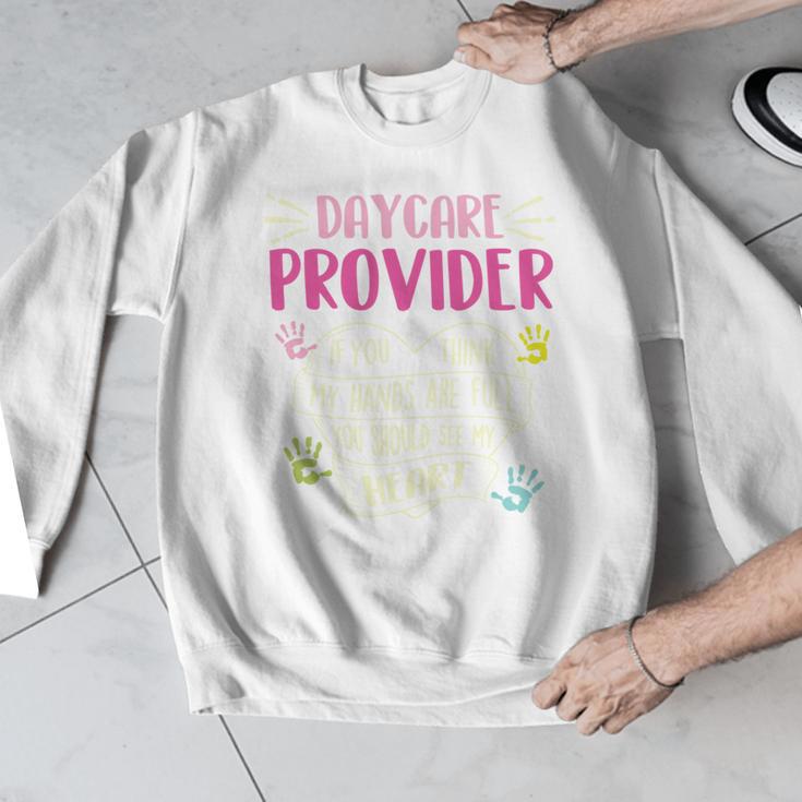 Full Heart Daycare Provider Nanny Au Pair Pre-K Teacher Men Graphic Sweatshirt, funny design Full Heart Daycare Provider Nanny Au Pair Pre-K Teacher Men Graphic Sweatshirt, funny design