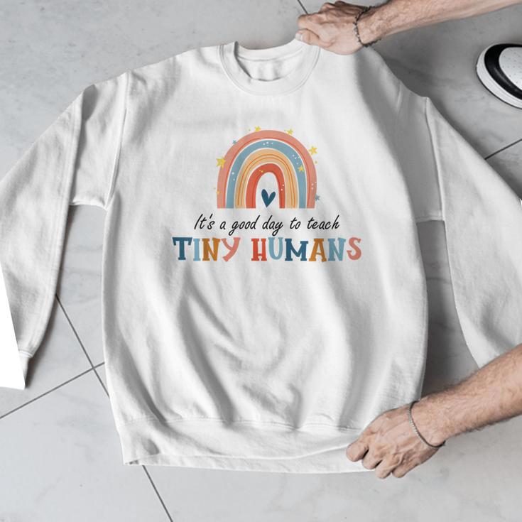 Good Day To Teach Tiny Humans Rainbow Teacher Men Graphic Sweatshirt, funny design Good Day To Teach Tiny Humans Rainbow Teacher Men Graphic Sweatshirt, funny design