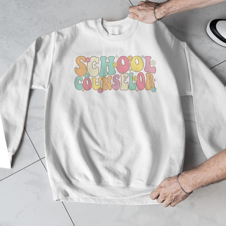 Groovy School Counselor Back To School Teacher Counseling Men Graphic Sweatshirt, Groovy Teacher Gifts, funny design Groovy School Counselor Back To School Teacher Counseling Men Graphic Sweatshirt, Groovy Teacher Gifts, funny design