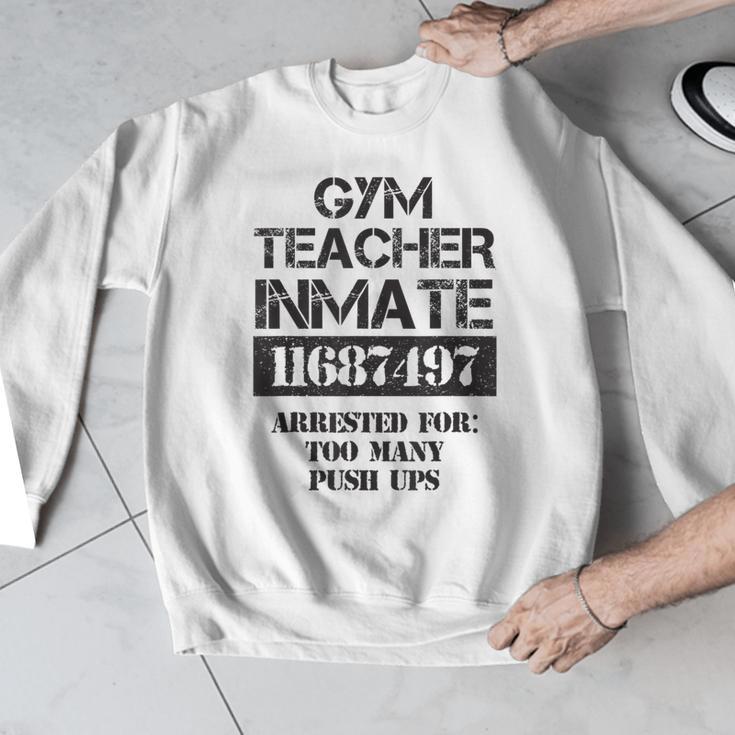 Halloween Gym Teacher Prisoner Costume Men Graphic Sweatshirt, funny design Halloween Gym Teacher Prisoner Costume Men Graphic Sweatshirt, funny design