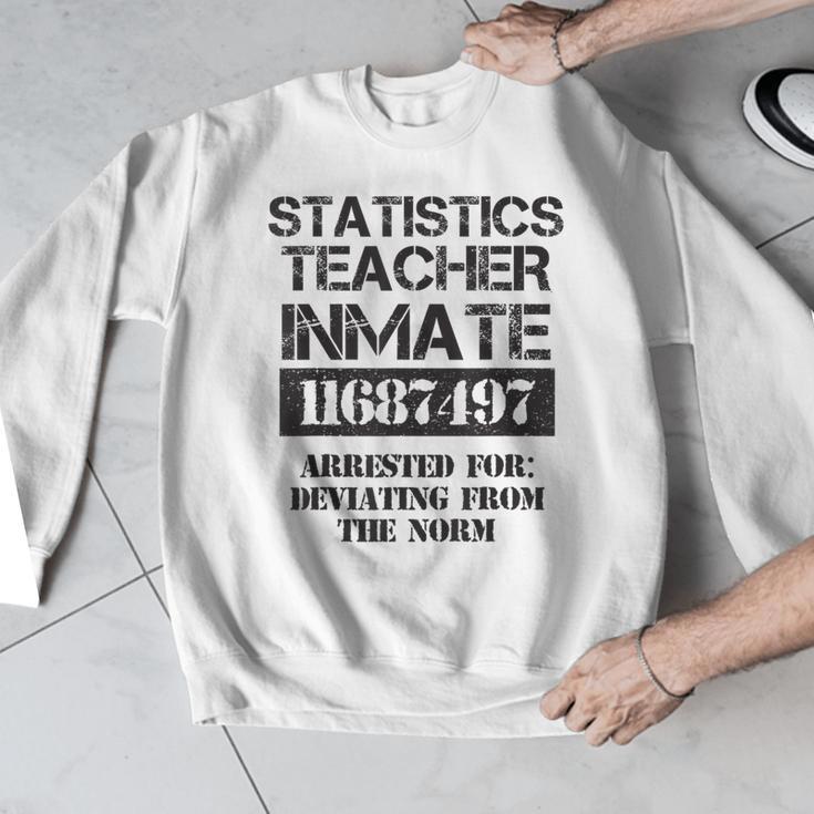 Halloween Statistics Teacher Prisoner Costume Men Graphic Sweatshirt, funny design