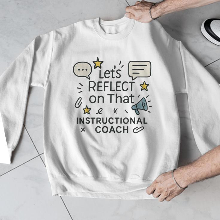 Instructional Coach Reflect Support Teachers Student Success Men Graphic Sweatshirt, funny design Instructional Coach Reflect Support Teachers Student Success Men Graphic Sweatshirt, funny design