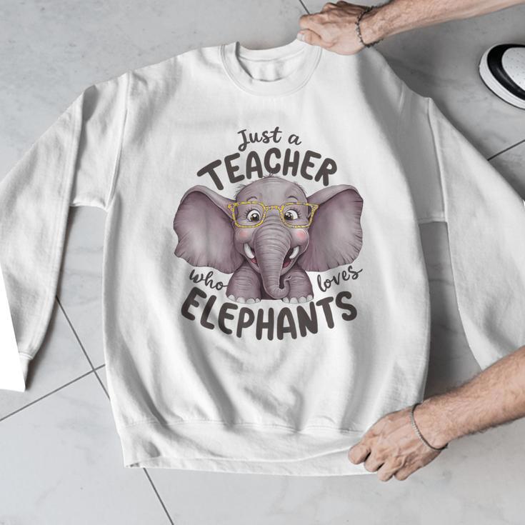 Just a Teacher Who Loves Elephants Elephant Lover Educator Men Graphic Sweatshirt, funny design Just a Teacher Who Loves Elephants Elephant Lover Educator Men Graphic Sweatshirt, funny design