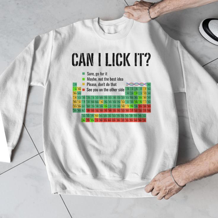 Can I Lick It Periodic Table Chart Science Teacher Men Graphic Sweatshirt, Science Teacher Gifts, funny design Can I Lick It Periodic Table Chart Science Teacher Men Graphic Sweatshirt, Science Teacher Gifts, funny design