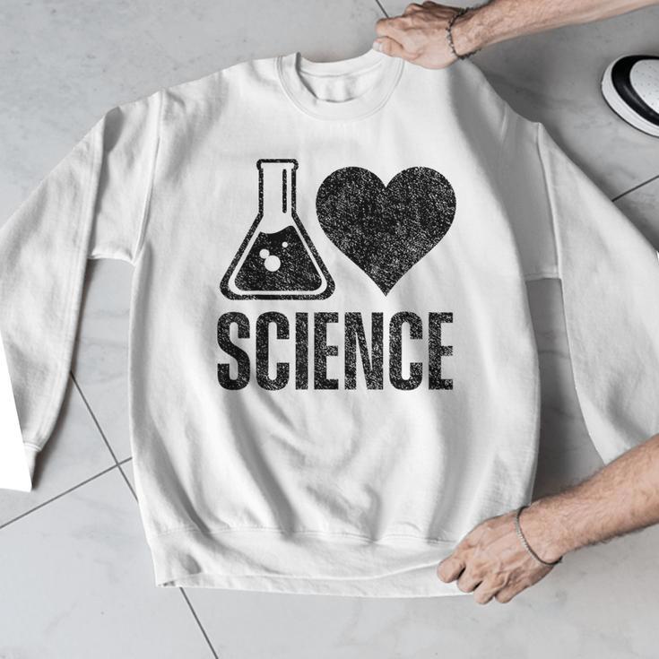 I Love Science Lover Teacher Scientist Sciences Men Graphic Sweatshirt, Science Teacher Gifts, funny design