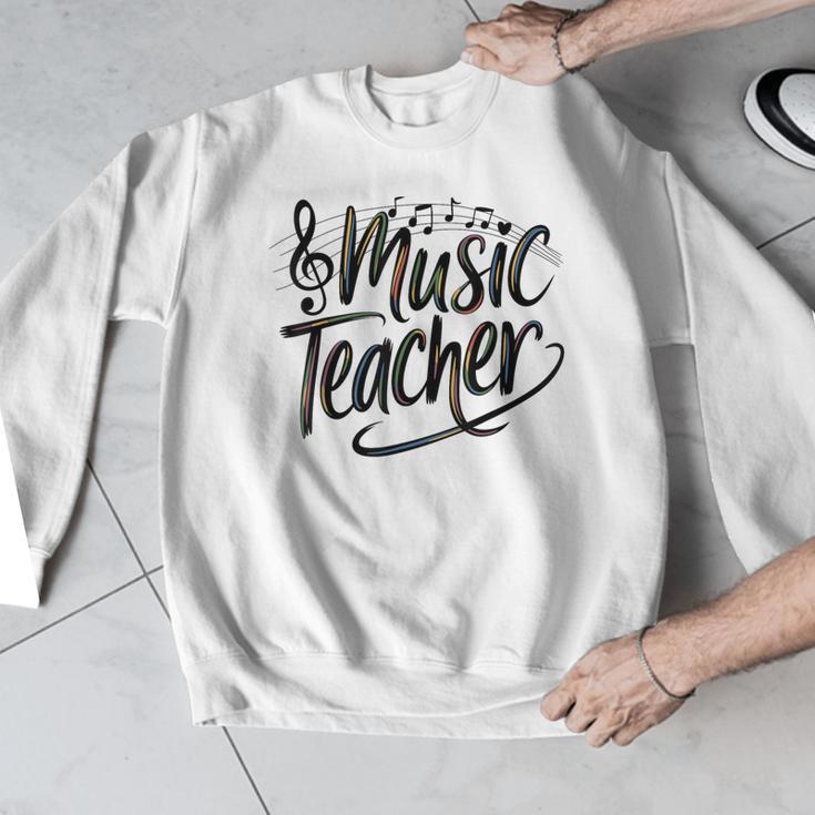 Music Teacher For Women Elementary First Day Of School Men Graphic Sweatshirt, funny design Music Teacher For Women Elementary First Day Of School Men Graphic Sweatshirt, funny design