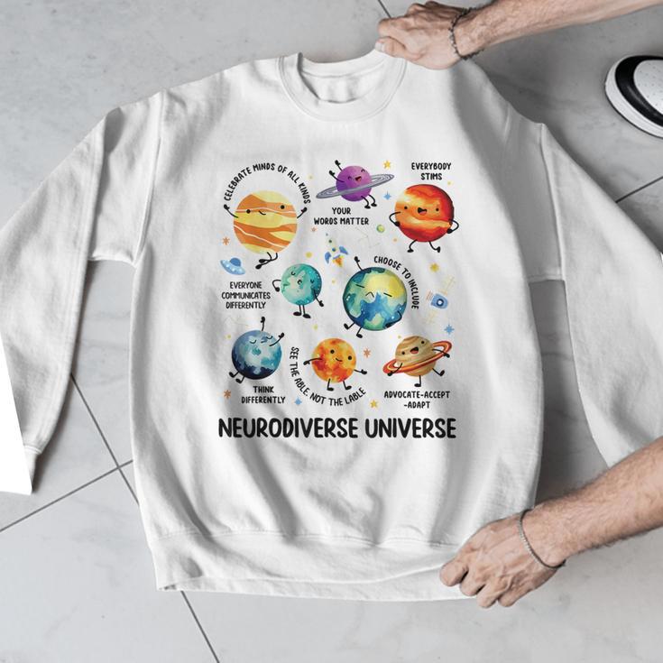 Neurodiverse Universe Space Planet Special Education Teacher Men Graphic Sweatshirt, funny design Neurodiverse Universe Space Planet Special Education Teacher Men Graphic Sweatshirt, funny design