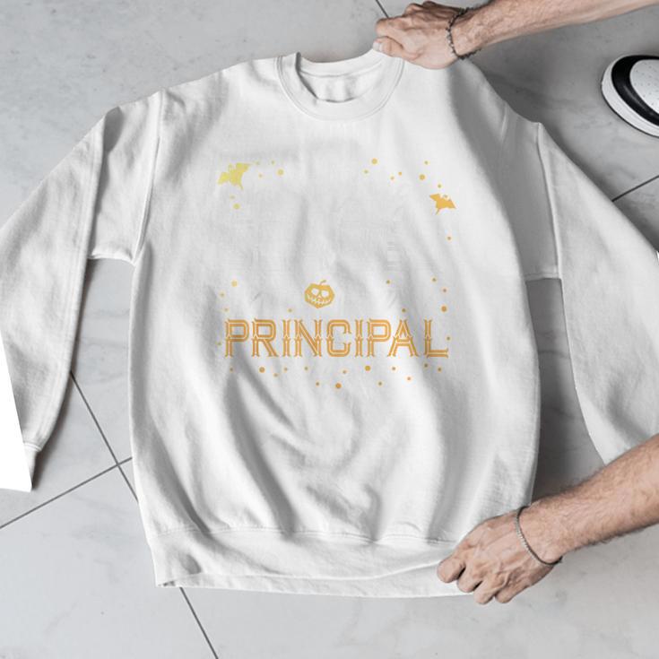 Nothing Scares Me I'm A Principal Teacher Halloween School For Men Women Kids Men Graphic Sweatshirt, funny design