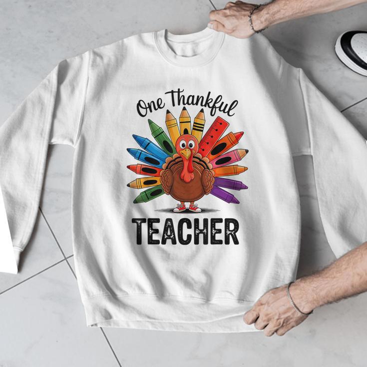 One Thankful Teacher Thanksgiving TurkeyCute Pencil Men Graphic Sweatshirt, funny design One Thankful Teacher Thanksgiving TurkeyCute Pencil Men Graphic Sweatshirt, funny design
