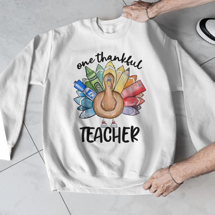 One Thankful Teacher Turkey Pencil Thanksgiving Teachers Men Graphic Sweatshirt, funny design One Thankful Teacher Turkey Pencil Thanksgiving Teachers Men Graphic Sweatshirt, funny design