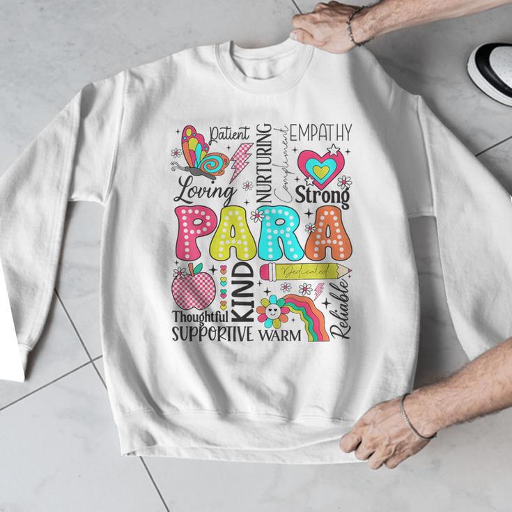 Para Paraprofessional Paraeducator Teacher Back To School Men Graphic Sweatshirt, funny design Para Paraprofessional Paraeducator Teacher Back To School Men Graphic Sweatshirt, funny design
