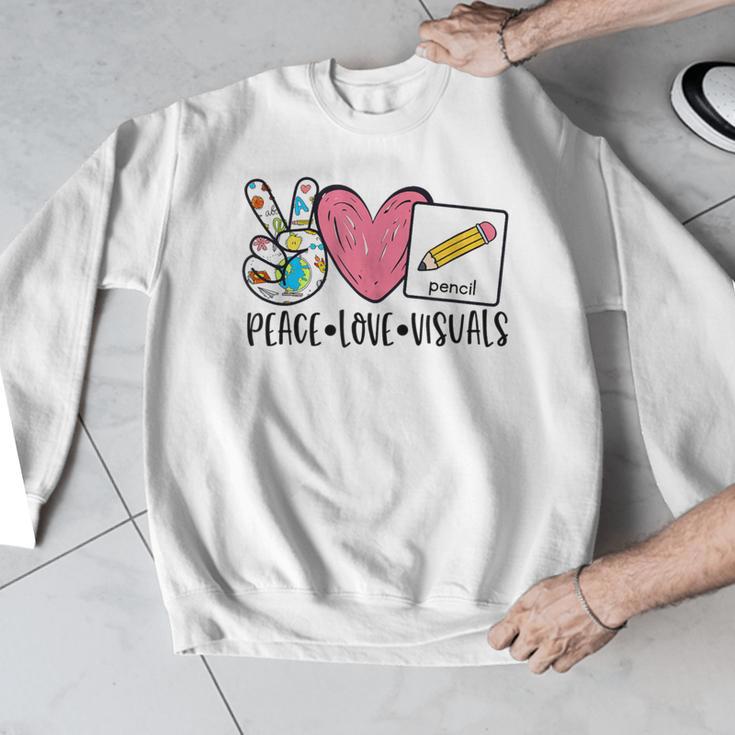 Peace Love Visuals Special Education Teacher Dream Team Men Graphic Sweatshirt, funny design