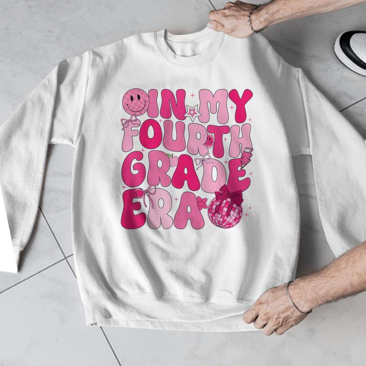 Pink Fourth Grade Era 4th Back To School Grade Teacher Men Graphic Sweatshirt, 4th Grade Teacher Gifts, funny design