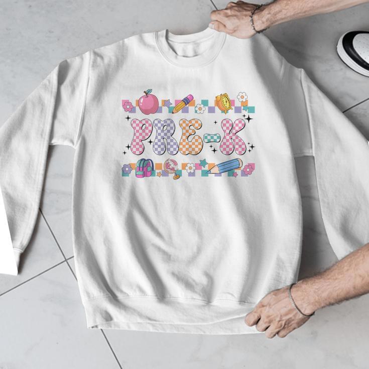 Pre-K Back To School Teachers Kids 1st Day Of School Men Graphic Sweatshirt, funny design Pre-K Back To School Teachers Kids 1st Day Of School Men Graphic Sweatshirt, funny design
