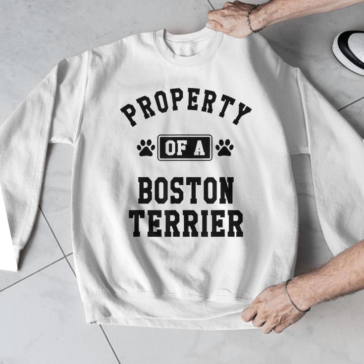 Property Of Boston Terrier Boston Terrier Shirt Men Graphic Sweatshirt, funny design