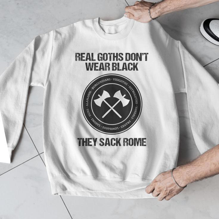 Real Goths Sack Rome History Teacher Men Graphic Sweatshirt, History Teacher Gifts, funny design