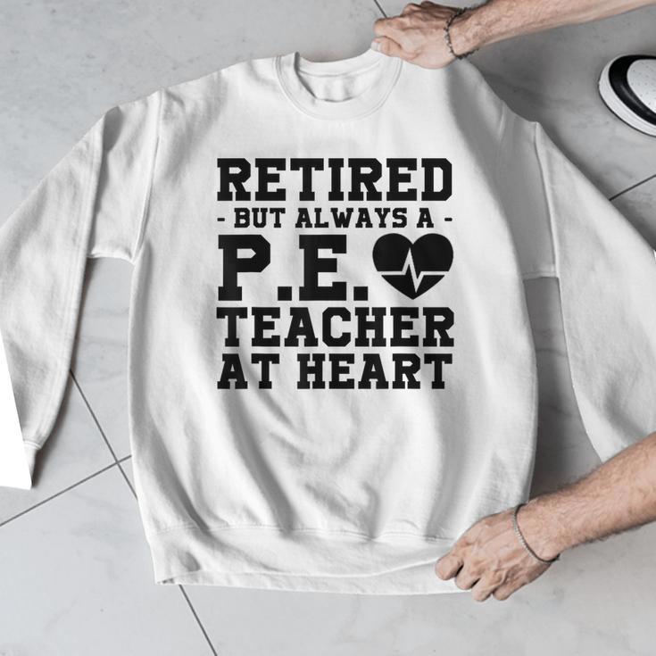 Retirement But Always A Pe Teacher At Heart Pride Shirt Men Graphic Sweatshirt, Pe Teacher Gifts, funny design