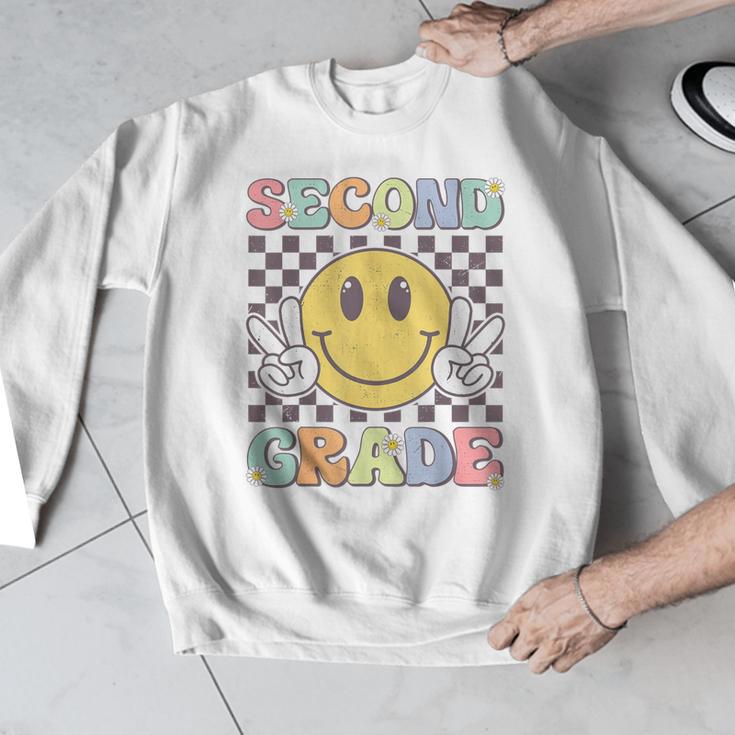 Second Grade Teachers Boys Girls Smile Face 2nd Grade Team Men Graphic Sweatshirt, funny design Second Grade Teachers Boys Girls Smile Face 2nd Grade Team Men Graphic Sweatshirt, funny design
