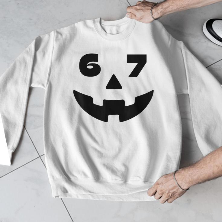 Six Seven Halloween Costume For Students Teachers 6 7 Men Graphic Sweatshirt, funny design Six Seven Halloween Costume For Students Teachers 6 7 Men Graphic Sweatshirt, funny design