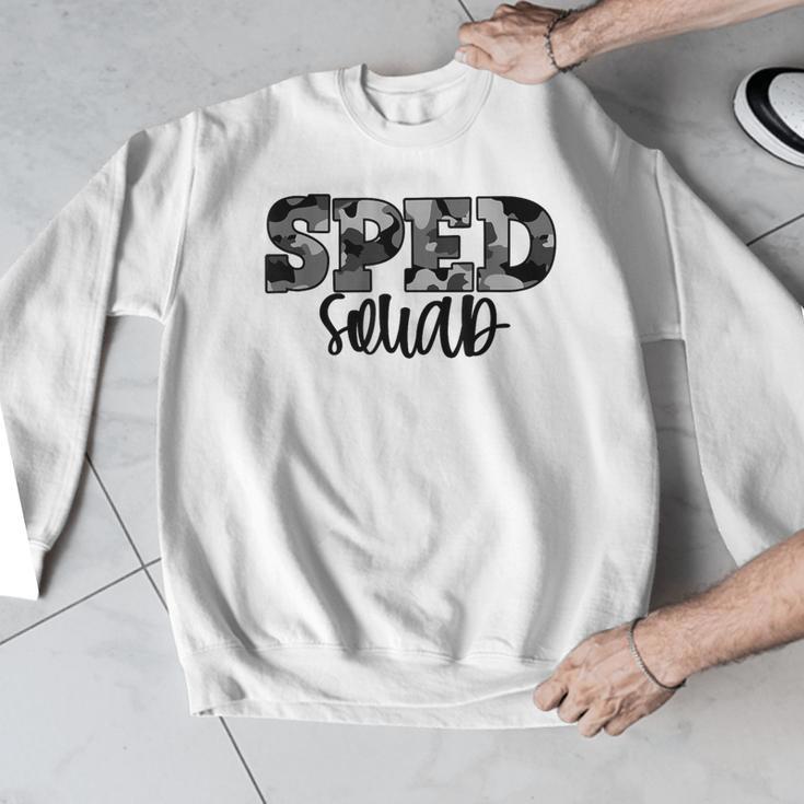 Special Education Squad Camo SPED Teacher Men Graphic Sweatshirt, funny design Special Education Squad Camo SPED Teacher Men Graphic Sweatshirt, funny design