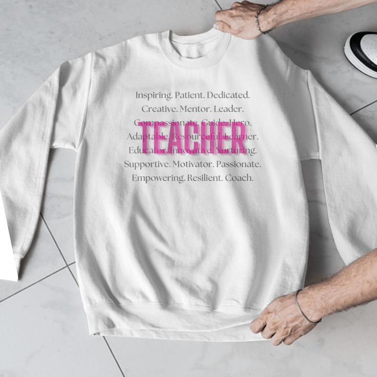 TEACH Inspirational Teacher Comfortable & Stylish T-Shirt Men Graphic Sweatshirt, funny design