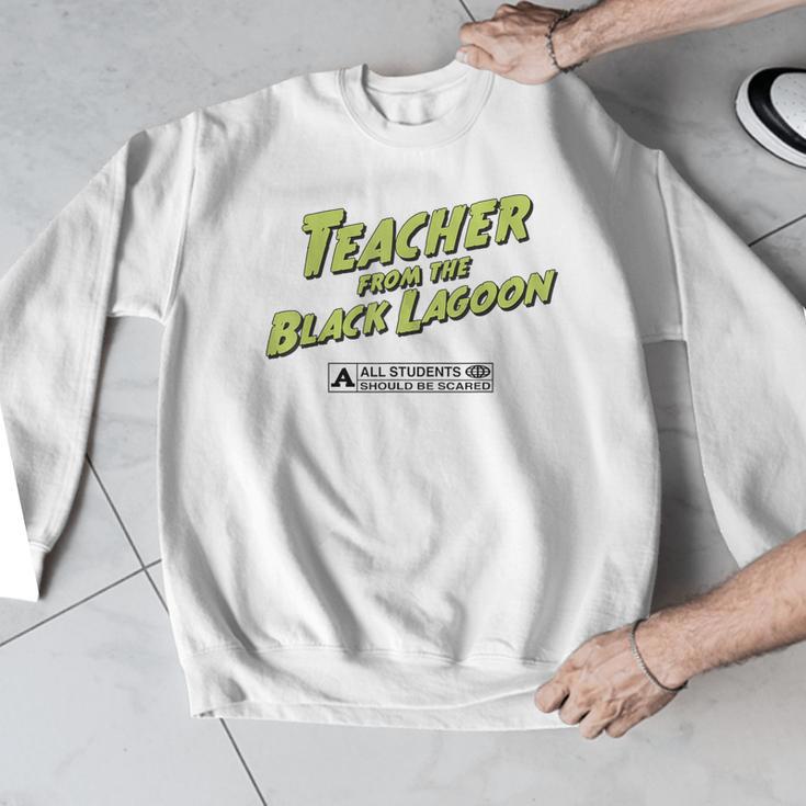 Teacher Halloween Tshirt Teacher From The Lagoon Men Women Men Graphic Sweatshirt, funny design Teacher Halloween Tshirt Teacher From The Lagoon Men Women Men Graphic Sweatshirt, funny design