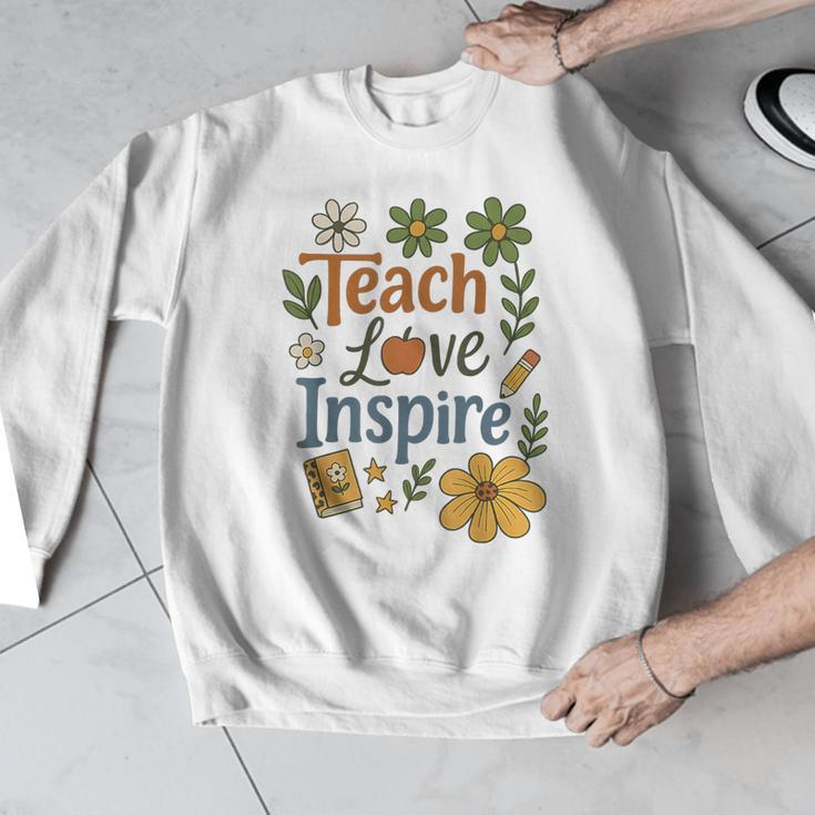 Teacher Inspire Love Men Graphic Sweatshirt, funny design Teacher Inspire Love Men Graphic Sweatshirt, funny design