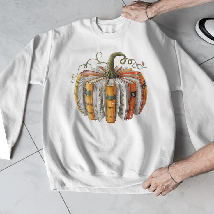 Teachers Students Fall Book Pumpkin Fall Librarians Bookworm Men Graphic Sweatshirt, funny design Teachers Students Fall Book Pumpkin Fall Librarians Bookworm Men Graphic Sweatshirt, funny design