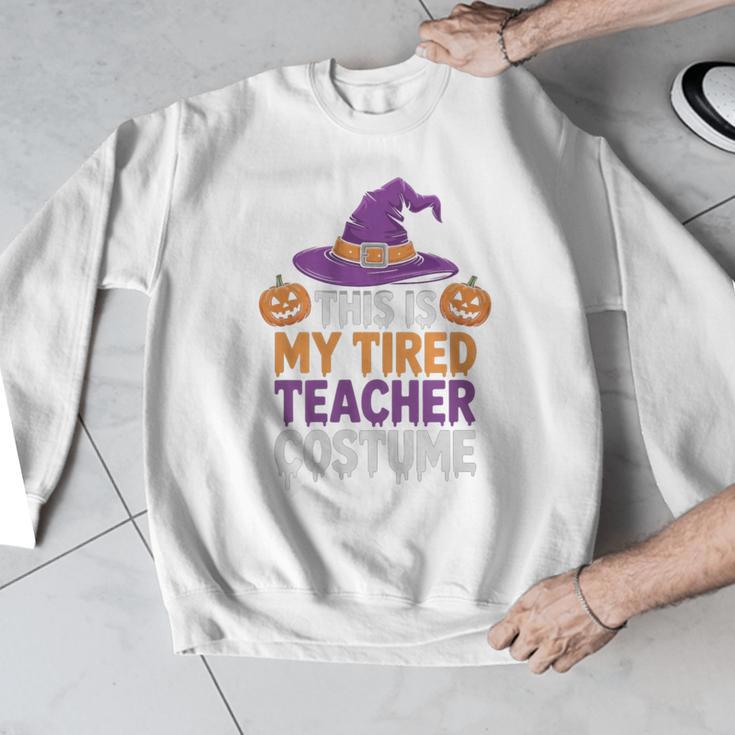 This Is My Tired Teacher Costume Halloween Premium Tri-Blend Men Graphic Sweatshirt, funny design This Is My Tired Teacher Costume Halloween Premium Tri-Blend Men Graphic Sweatshirt, funny design