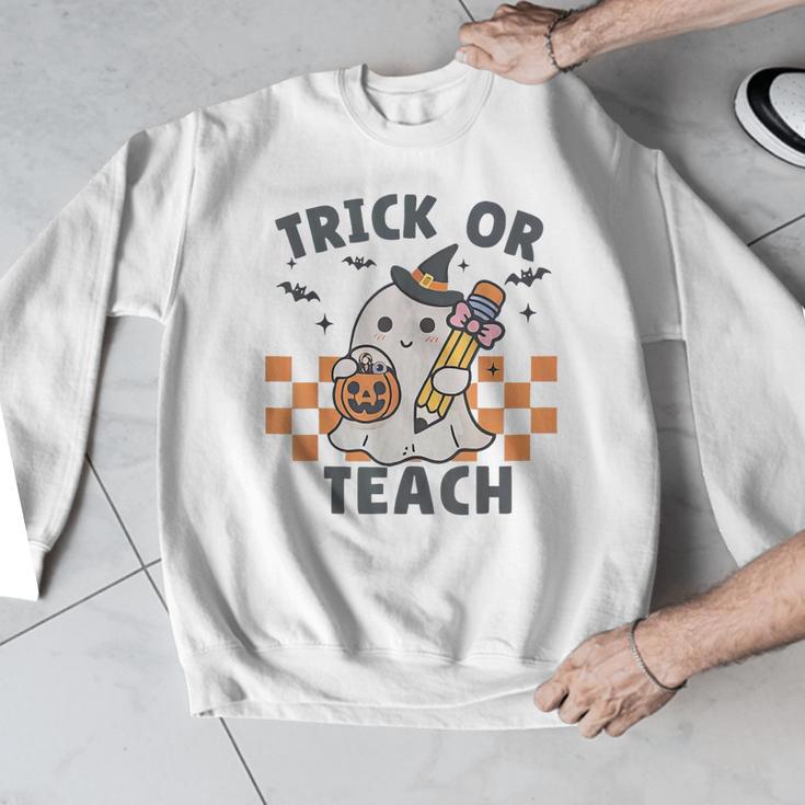 Trick Or Teach Teacher Men Graphic Sweatshirt, funny design Trick Or Teach Teacher Men Graphic Sweatshirt, funny design