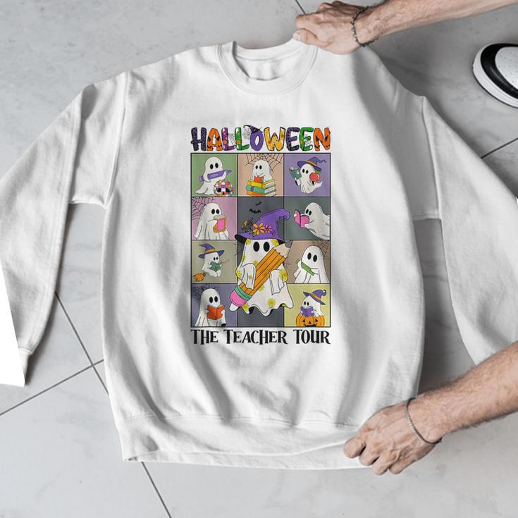 Women Halloween The Teacher Tour Ghosts Pencil Pumpkins Men Graphic Sweatshirt, funny design Women Halloween The Teacher Tour Ghosts Pencil Pumpkins Men Graphic Sweatshirt, funny design
