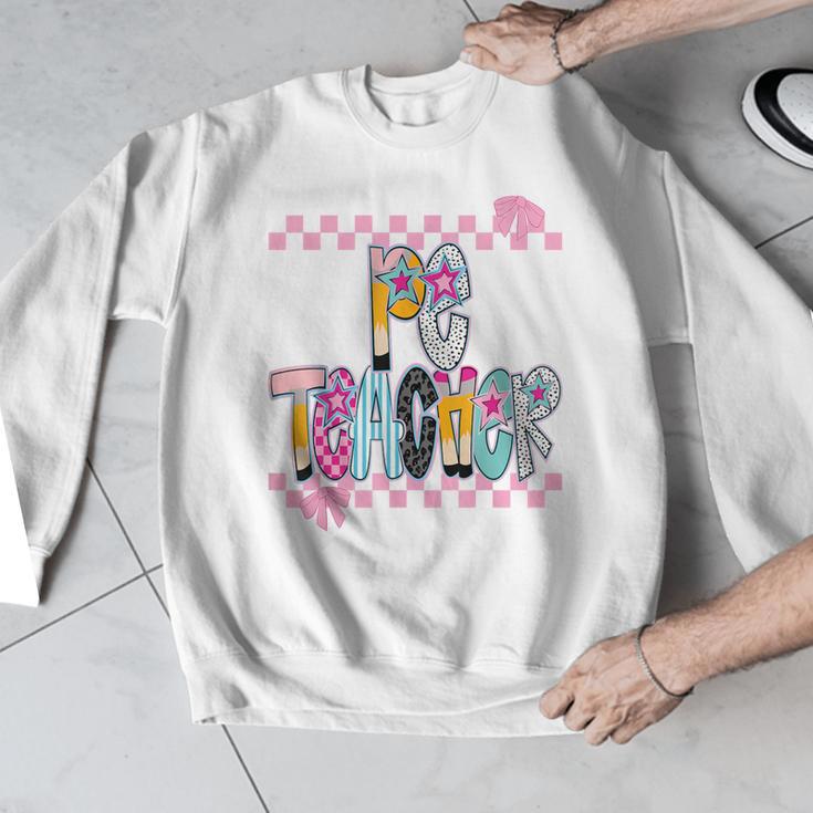 Women PE Teacher Back To School Physical Education Teacher Men Graphic Sweatshirt, Pe Teacher Gifts, funny design