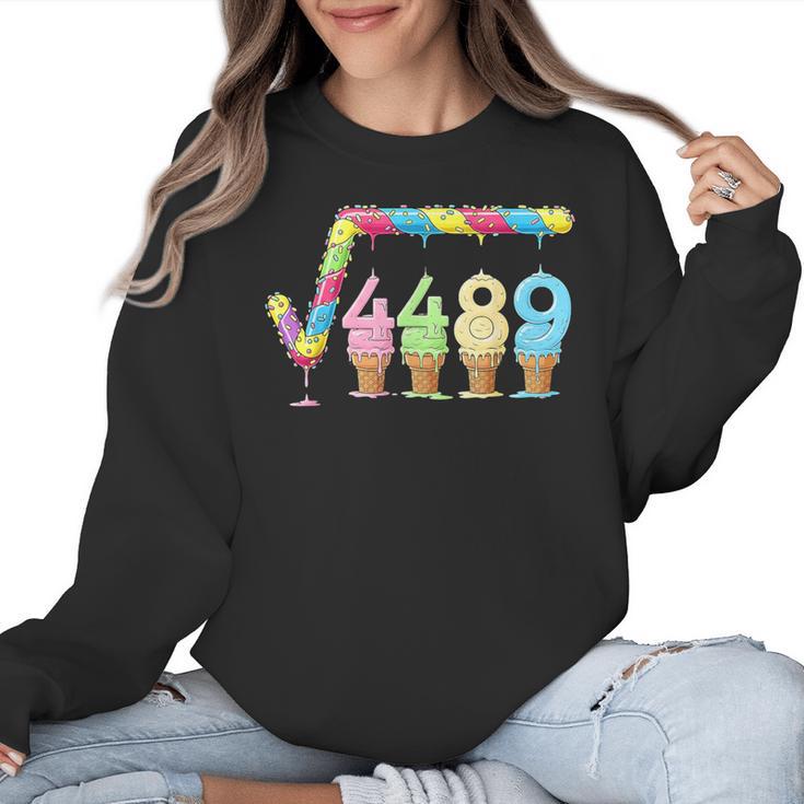 67 Ice Cream Drip Meme Square Root 4489 Slang Teacher Math Women Crewneck Sweatshirt, trending gift 67 Ice Cream Drip Meme Square Root 4489 Slang Teacher Math Women Crewneck Sweatshirt, trending gift