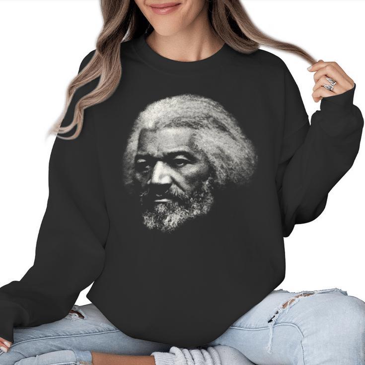 American History Frederick Douglass Teacher Women Crewneck Sweatshirt