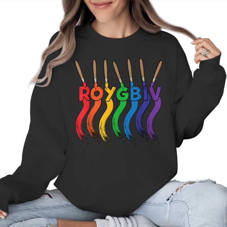 Art Teacher For Women Art Teacher Clothes Women Crewneck Sweatshirt