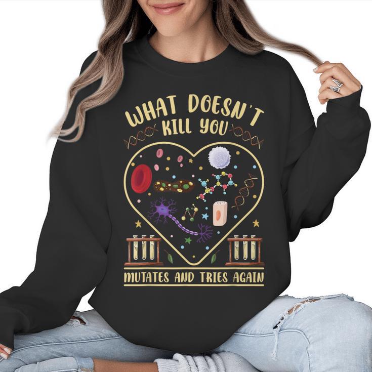 Biology Teacher Women Crewneck Sweatshirt