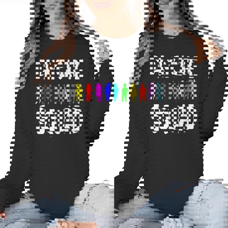 Childcare Daycare Squad Daycare Teacher Men Women Women Crewneck Sweatshirt