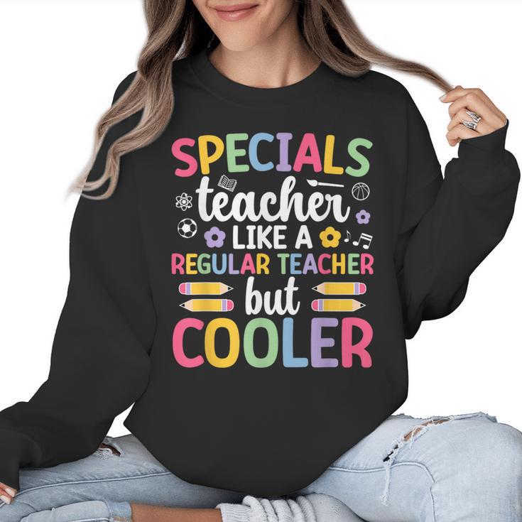 Cool Specials Teacher Specials Team Specials Squad Women Crewneck Sweatshirt