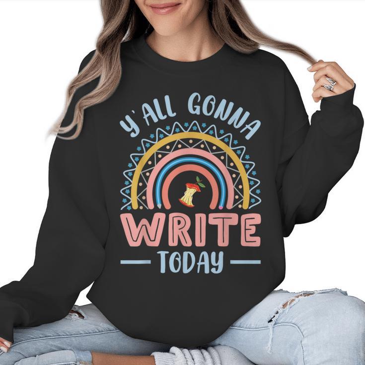 ELA English Teacher Women Crewneck Sweatshirt