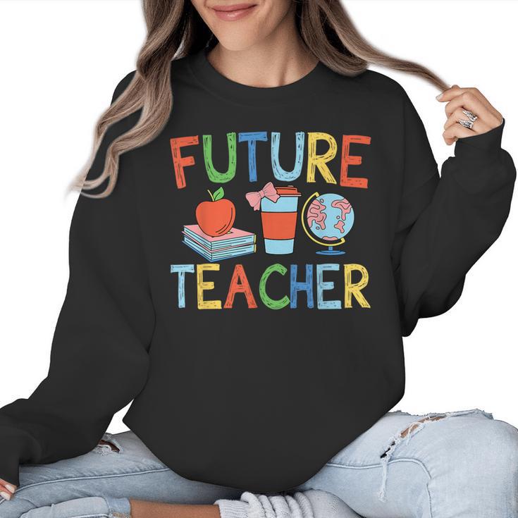 Future Teacher Costume For Kids Girls Boys Men Women Women Crewneck Sweatshirt