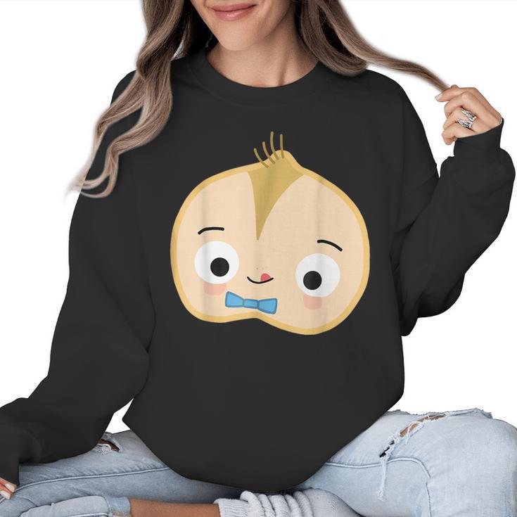 Good Egg Teacher Halloween Costume Group The Cool Bean Women Crewneck Sweatshirt